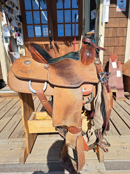 15" Stray Star Custom Roping Saddle Package