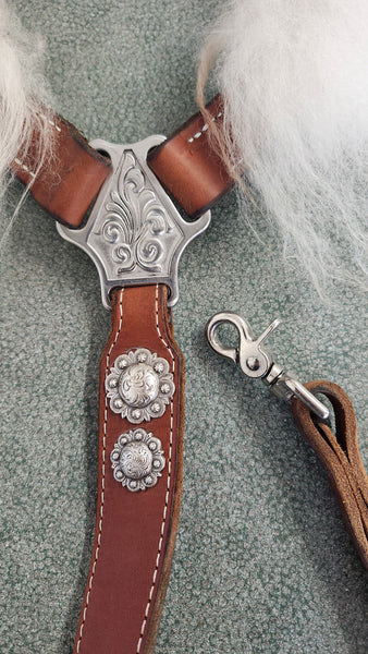 Custom Breast Collar W/ Angora