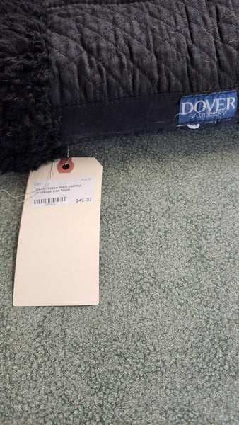 Dover Fleece Lined Contour Dressage Pad