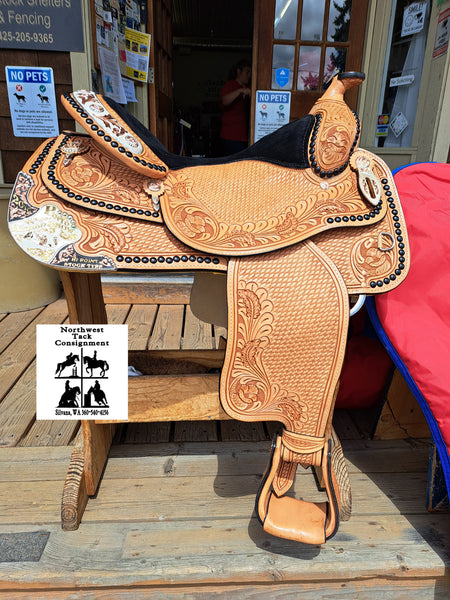 17" Dale Chavez Western Equitation Show Saddle