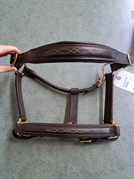 NEW COB OEQ Francy Stitch Padded leather halter