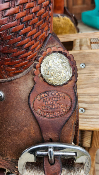 15.5" Billy Cook BW Barrel Saddle