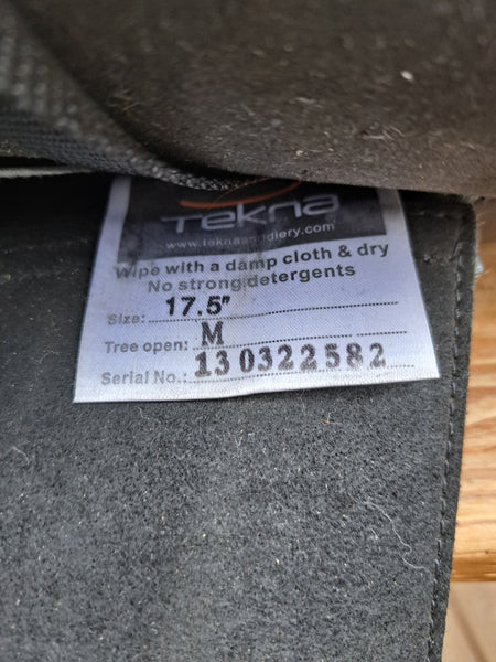 17.5" Tekna S-Line Synthetic Dressage Saddle