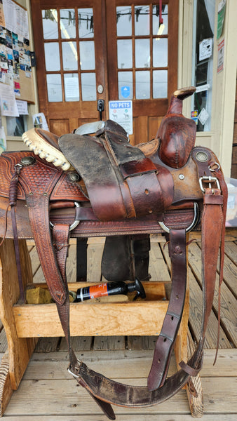 15.5" Billy Cook Roping Saddle