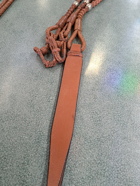 Braided Romal Reins W/ Ferrules