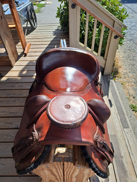 16" Red Sky Saddles Wade Ranch Roper Mule Saddle