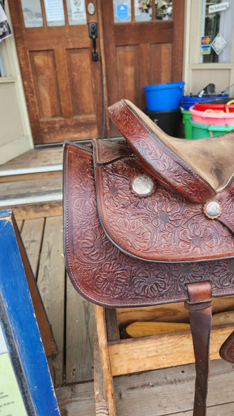 14.5" Crates Mustang Western Equitaiton Show Saddle
