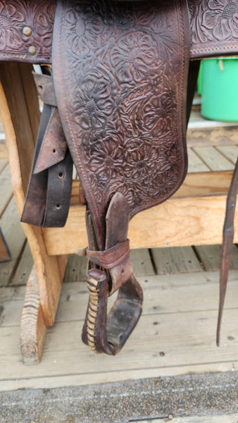 14.5" Crates Mustang Western Equitaiton Show Saddle