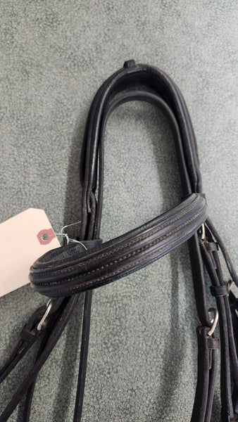 Silverleaf Dressage Double Bridle - Full