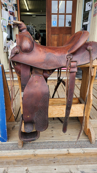 15" John Fallis Forest Service Western Saddle