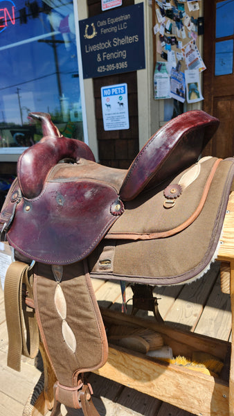 15" Amtech Western Trail Saddle