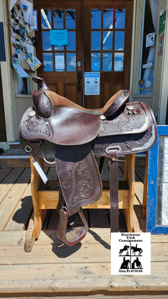 16" Circle Y Richard Shrake Resistance Free Western Equitaiton Show Saddle