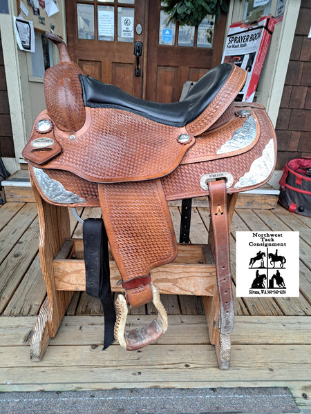 17" (Sits 16") Hilason Western Equitation Show Saddle