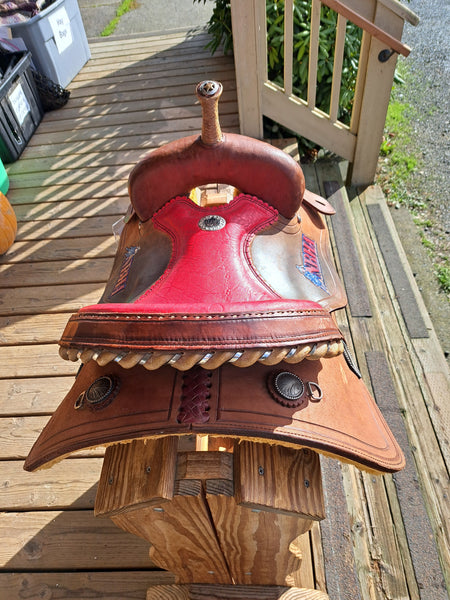14" Alamo Trophy Barrel Saddle