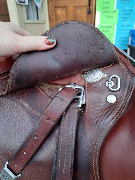 17.5" Bates Hunter Jumper Saddle