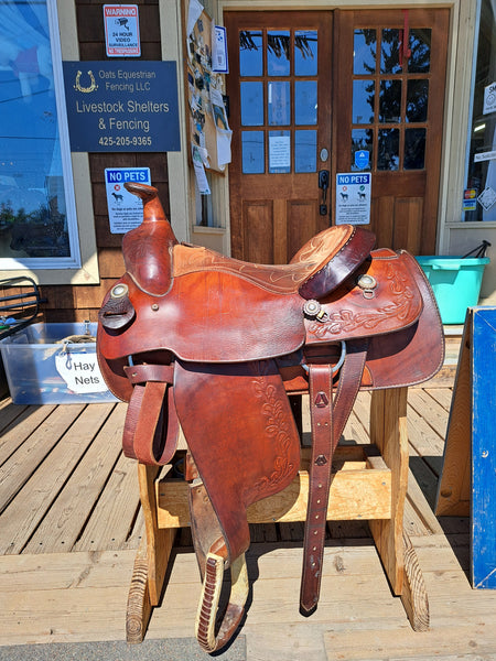 15.5" Simco Roping Saddle