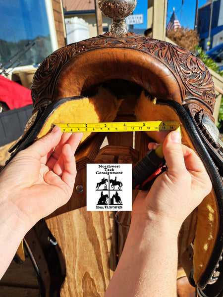 17" Wenger Custom Western Equitation Show Saddle