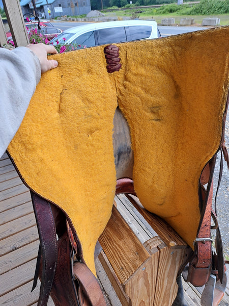 ON TRIAL 16.5" Caliente Saddleshop Ranch Cutter Saddle