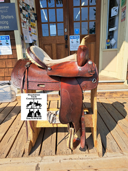 16" Barrel Racing Saddle