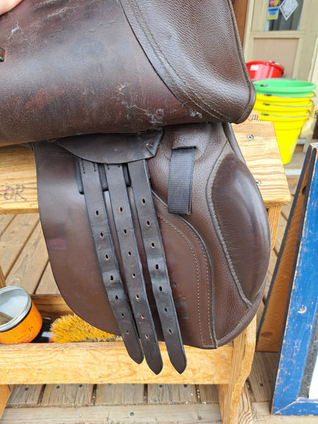 15.5" Jeffries All Purpose English Saddle