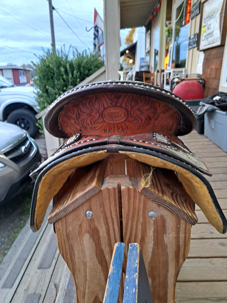 14" Tough 1 Silver Royal Extreme Silver Show Saddle