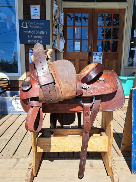 15.5" Simco Roping Saddle