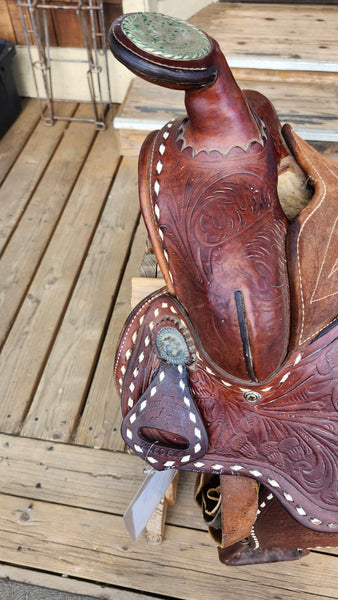 15.5" Action Vintage Show Saddle