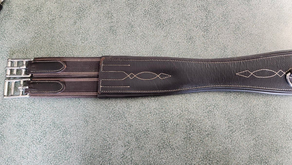 42" Shires Padded Leather Girth