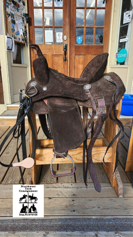 14.5" Master Saddles Selas Barrel Saddle