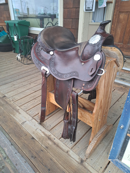 16" Rocking R Western Pleasure Saddle