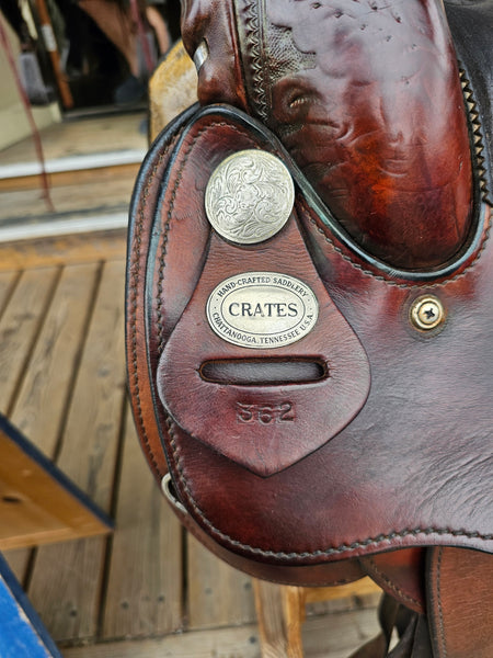 15" Crates Western Equitation Show Saddle