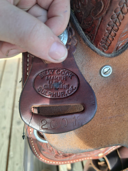 14.5" Billy Cook Barrel Saddle