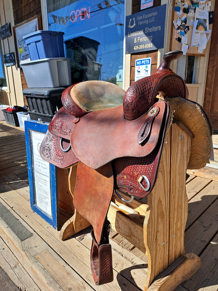 15.5" Dale Chavez Reining Saddle