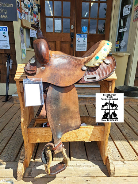 14" Courts Saddle Co Barrel Saddle