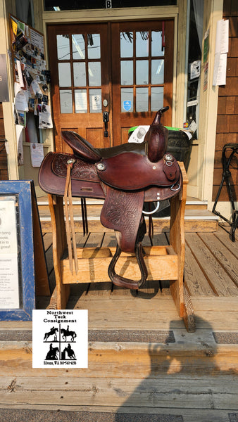 13.5" Royal King Youth western saddle