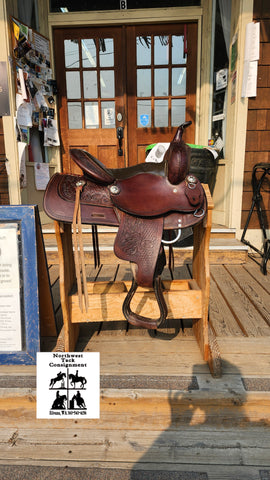 13.5" Royal King Youth western saddle