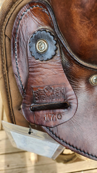 17" Big Horn Cordura Western Trail Saddle