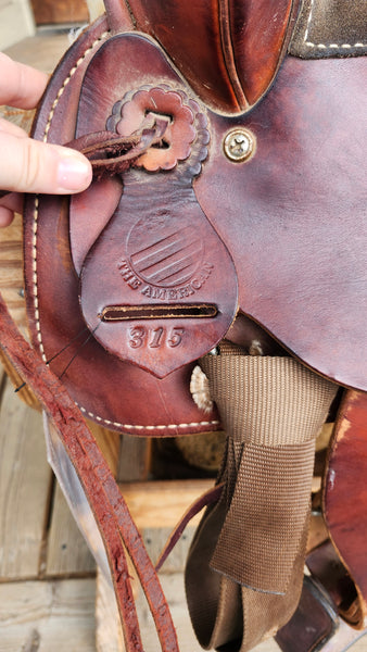 13" American Saddlery General Lee Western Saddle