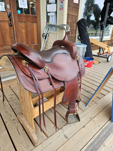 17.5" Big Horn Draft Horse Saddle