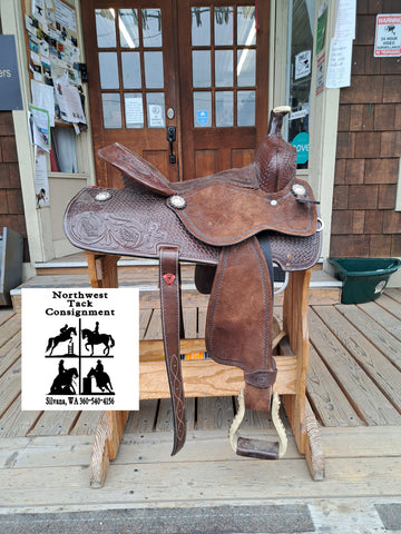 16" Silver Royal Jackpot All Around Roping Saddle