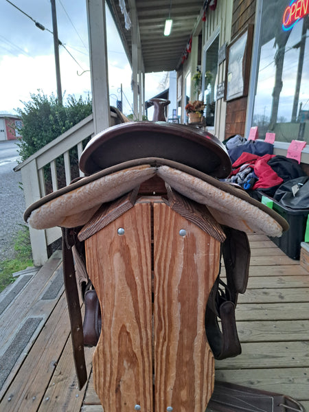 15" Big Horn Cordura Roper Western saddle
