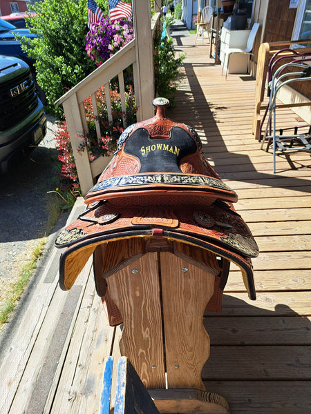 17" Showman Western Equitation Show Saddle