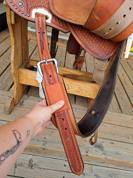 14" Double J Pozzi Pro Racer Barrel Saddle