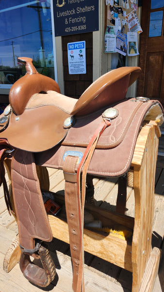 14" King Series Krypton All Around Western Saddle