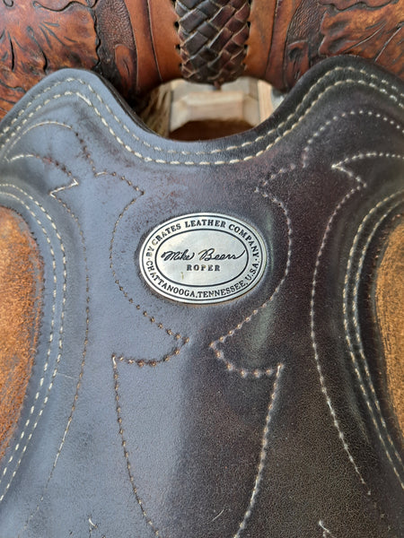 15" Crates Mike Beers Team Roper Saddle