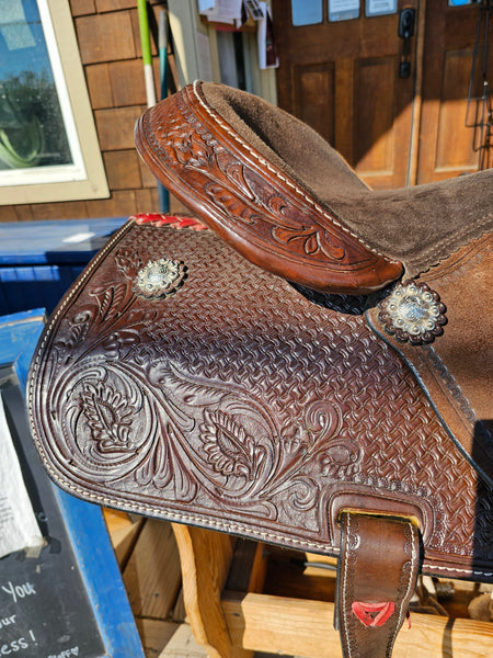 16" Silver Royal Jackpot All Around Roping Saddle