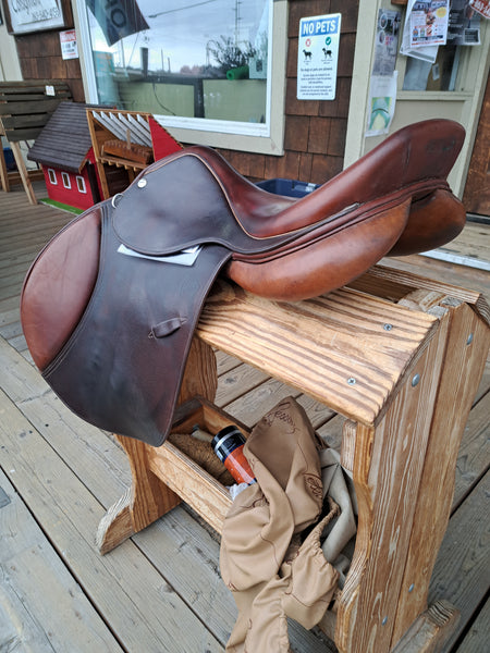 17.5" Pessoa Rodrigo GenX Jumping Saddle
