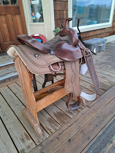 15" Big Horn Cordura Roper Western saddle