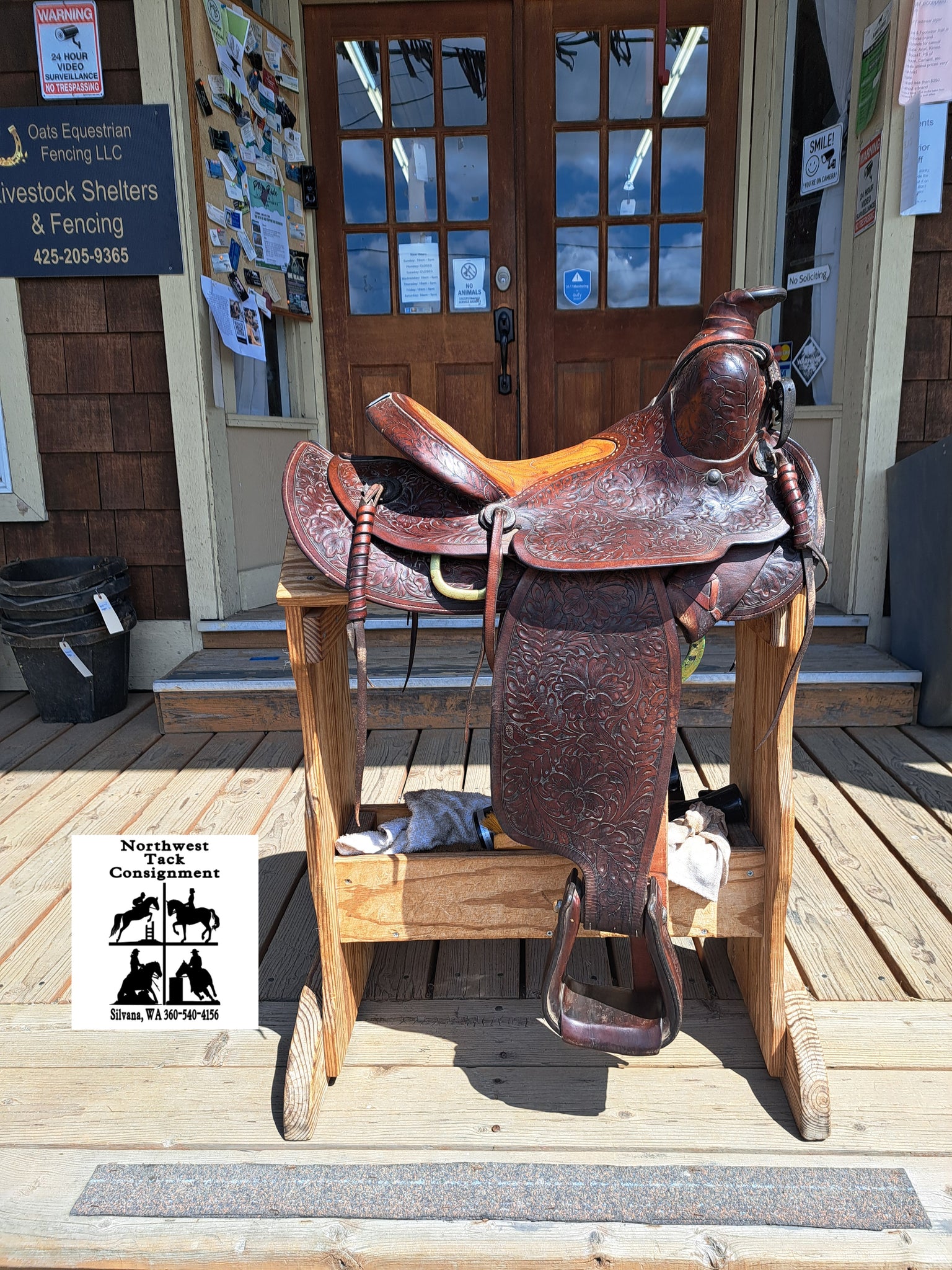14" Vintage Hercules Olsen Western Saddle