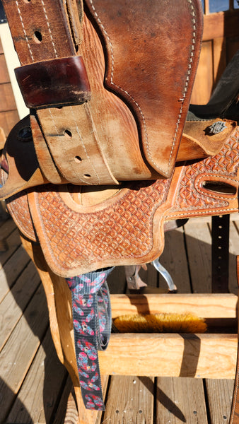 13.5" Three Forks Merril Barrel Saddle